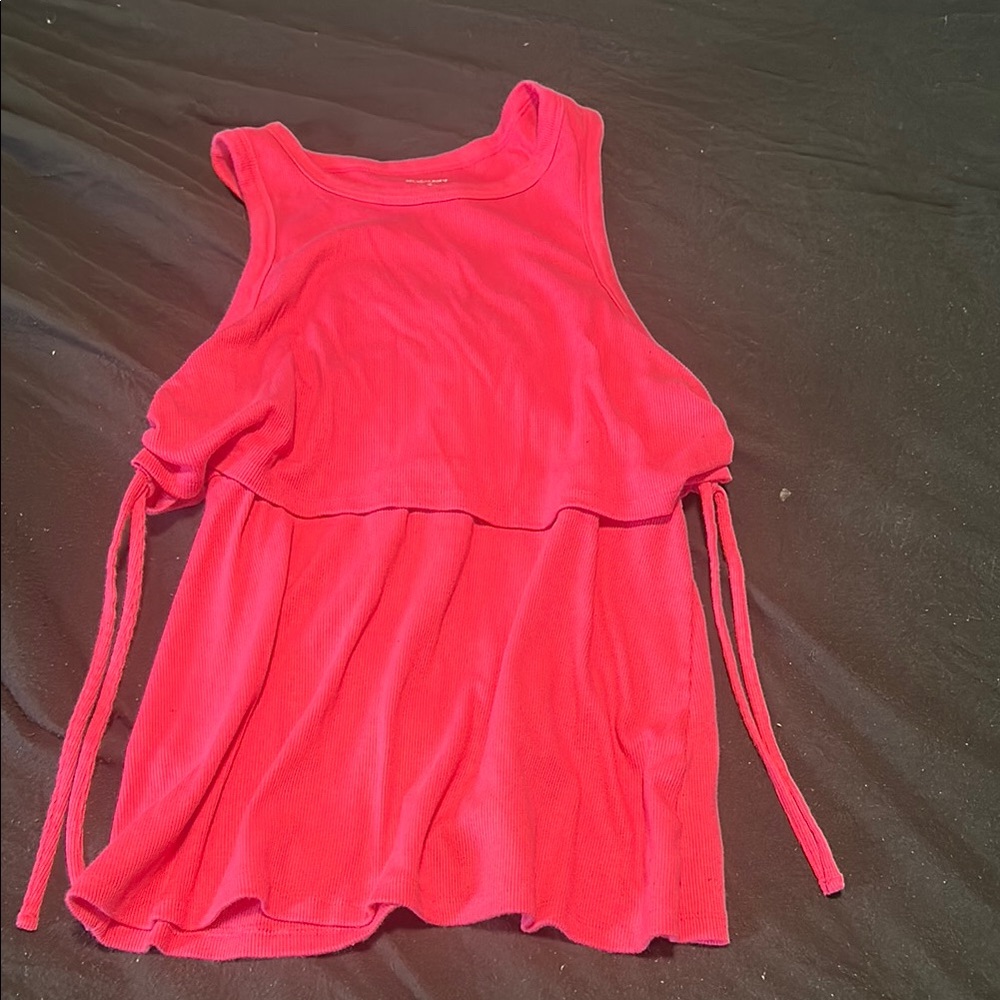 Vibrant pink nursing tank